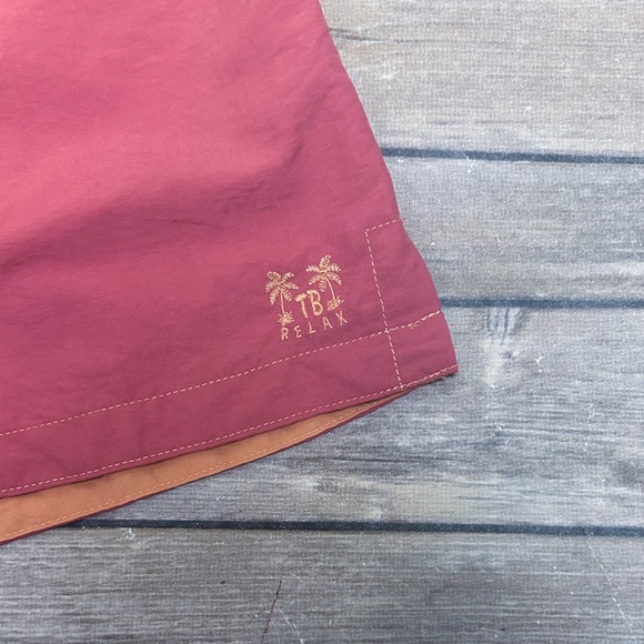 Tommy Bahama Elephant Swim Trunks Watermelon Kumquat Orange Colorblock Pipeline - Picture 3 of 11